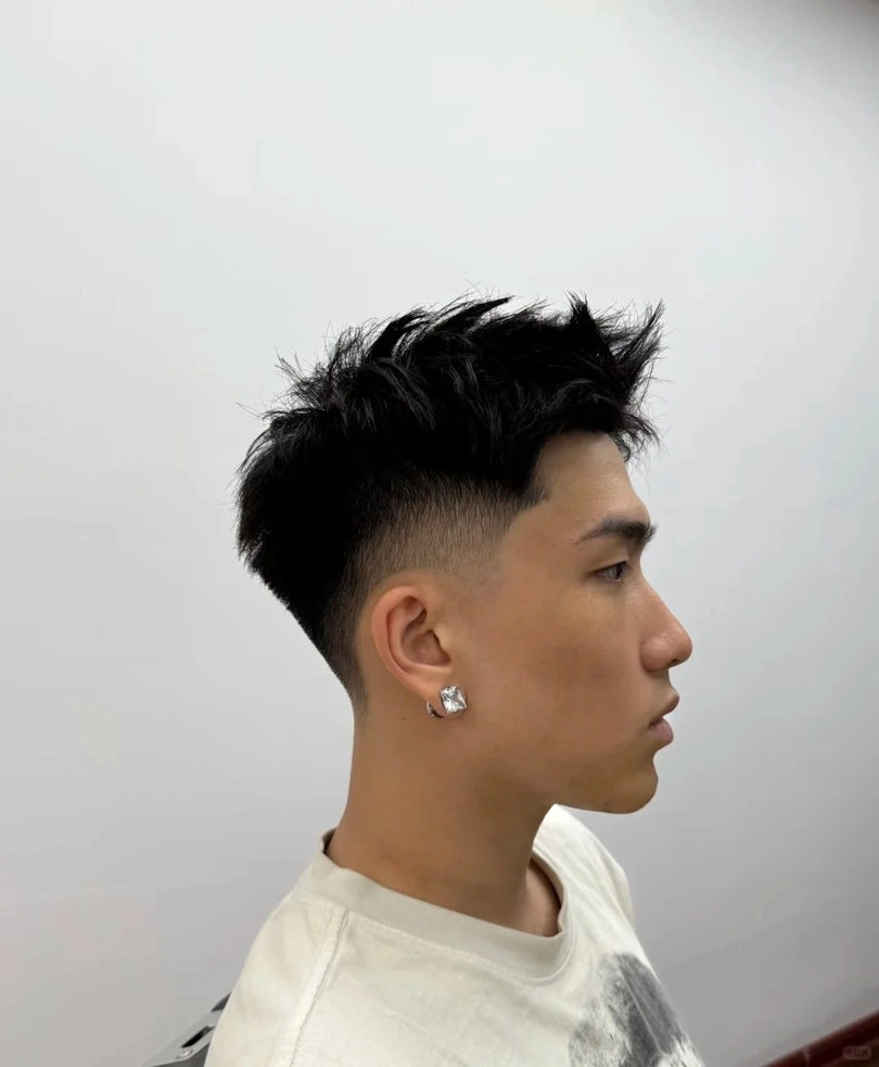 tóc ivy league taper fade