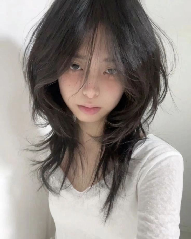 tóc layer mullet nữ