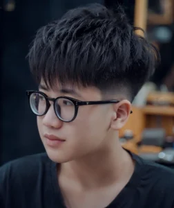 tóc layer nam uốn phồng