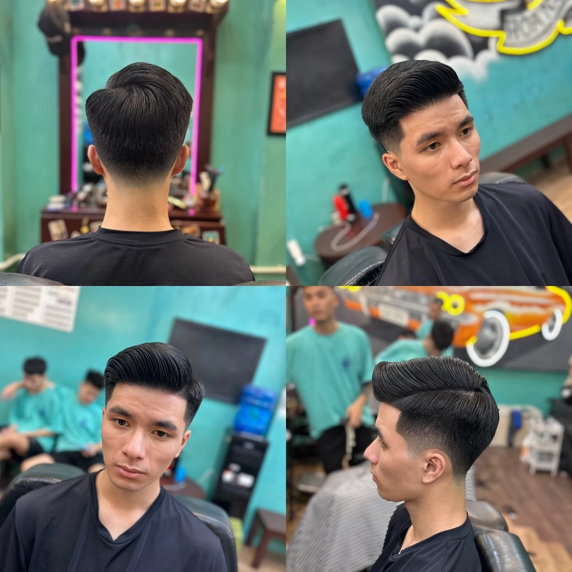 tóc nam undercut ngắn