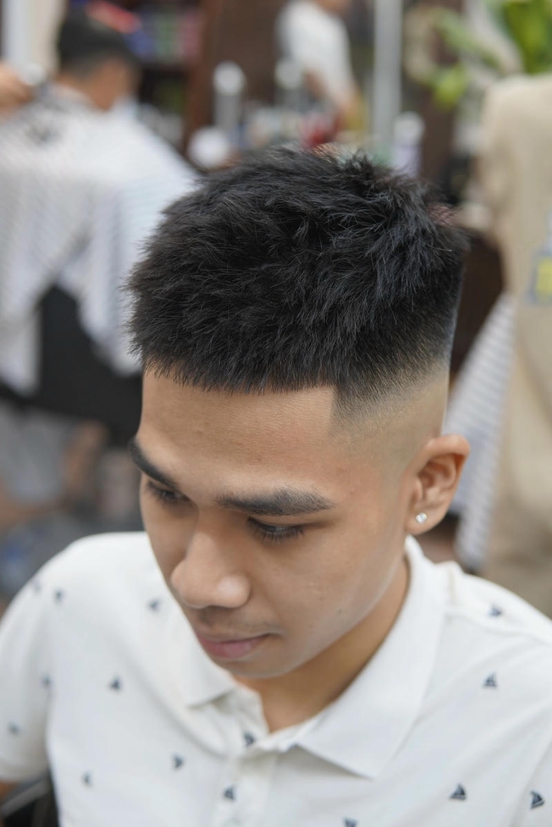 tóc ngắn mùa hè cho nam