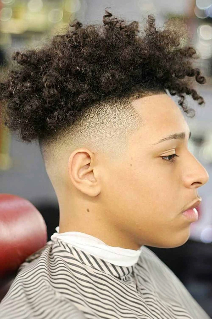 tóc premlock fade trắng