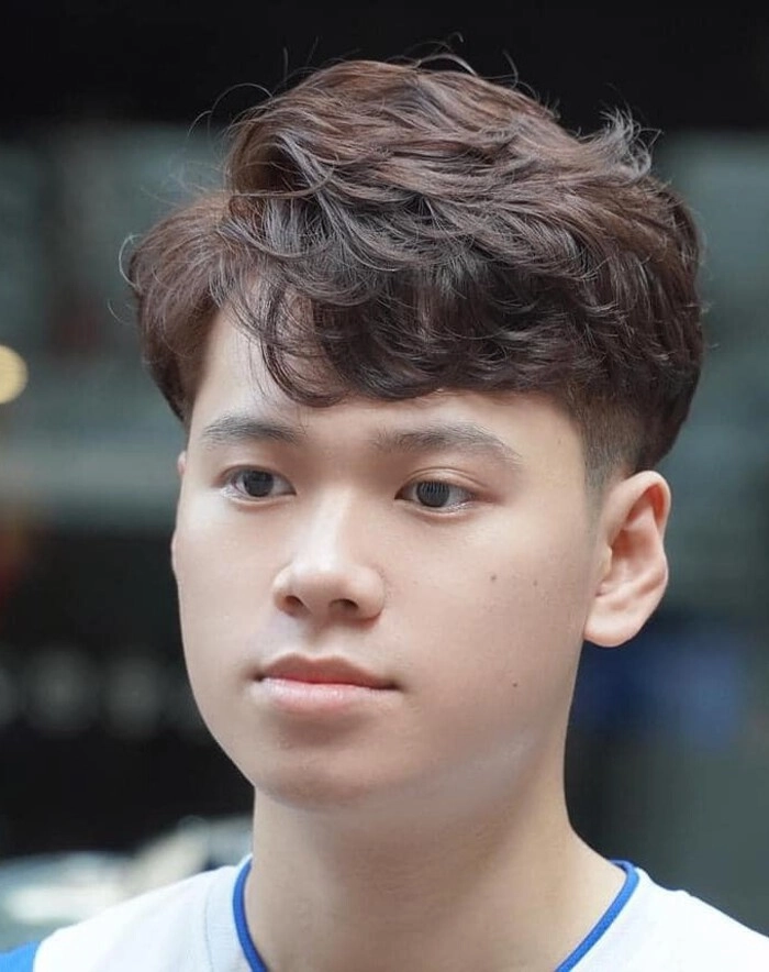 tóc side part 7 3 ngắn
