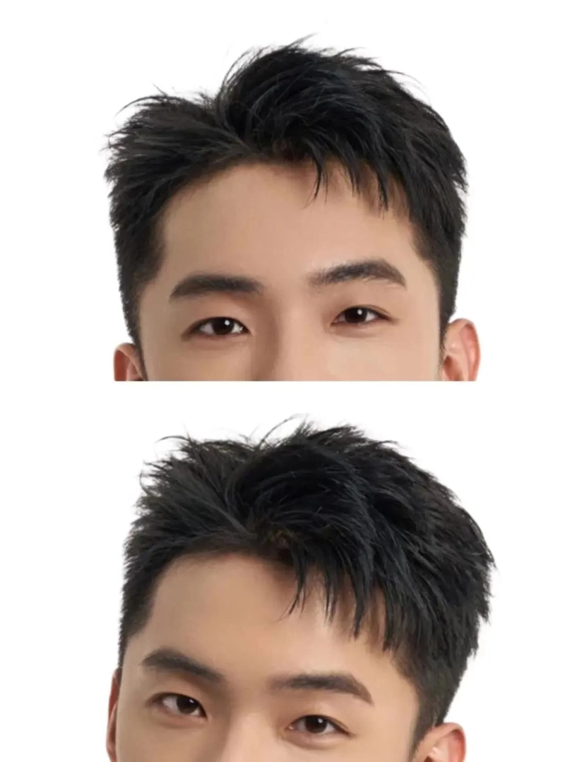 tóc side part ngắn đẹp