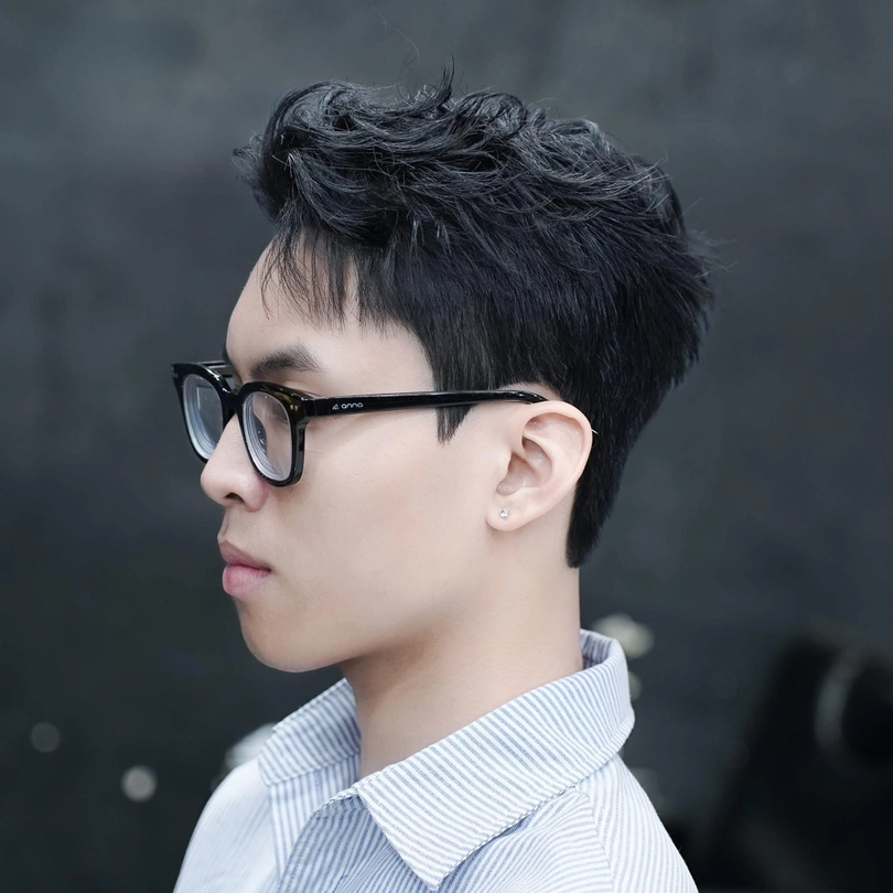 tóc side part ngắn nam