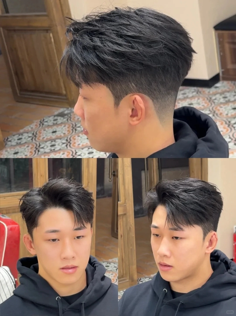 tóc side part ngắn thời trang