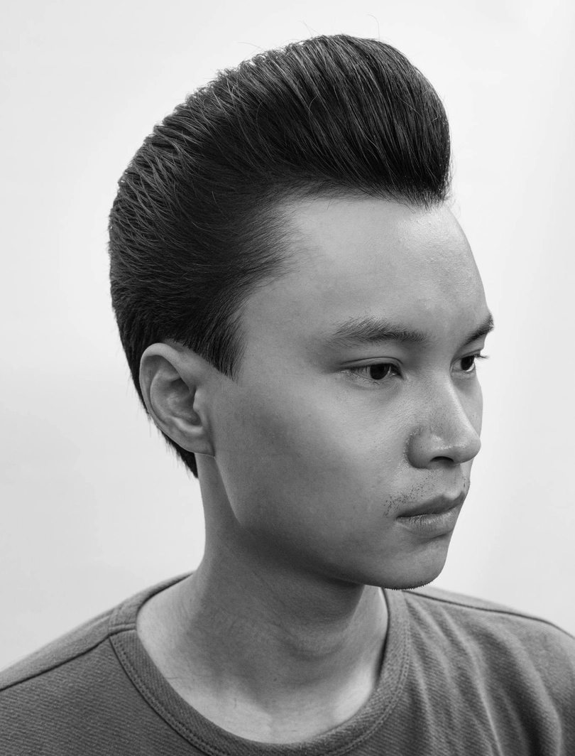 tóc slick back vuốt ngược