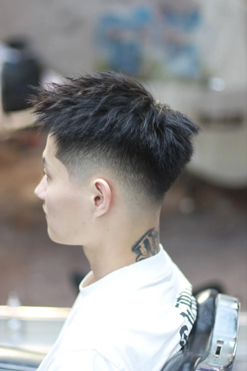 tóc taper fade châu Âu