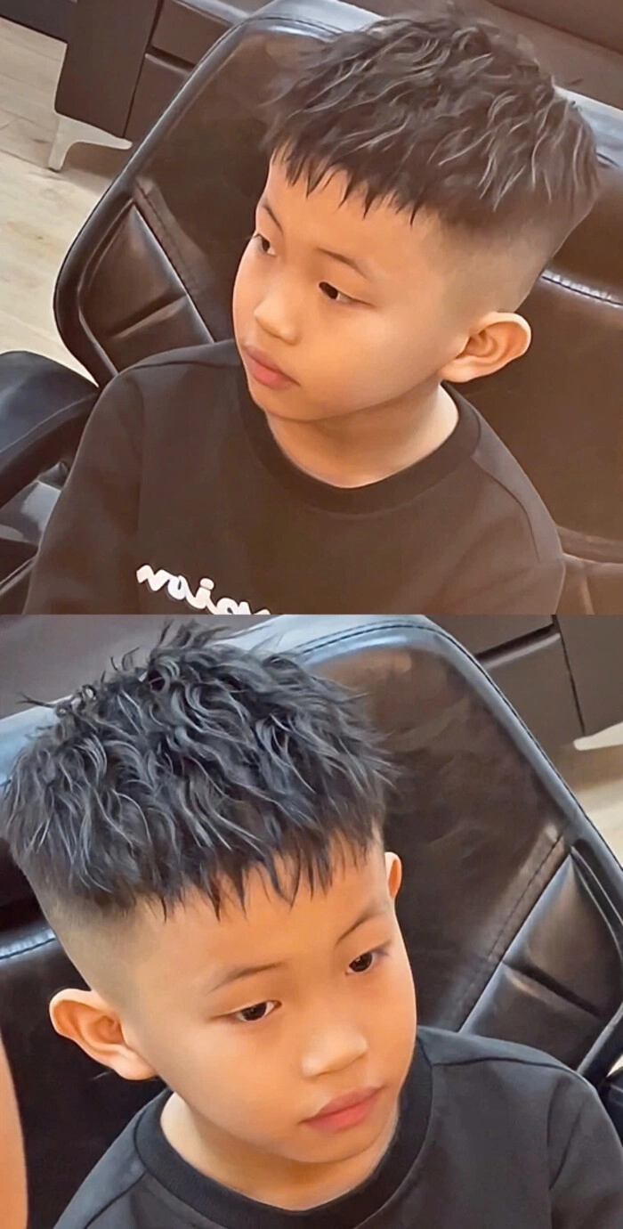 tóc uốn cho bé