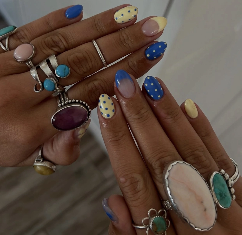 tổng hợp mẫu nail dành cho da ngăm