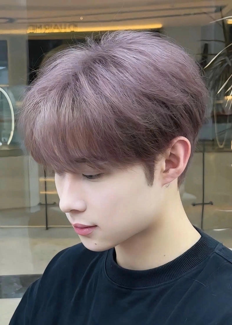 two block nhuộm hồng