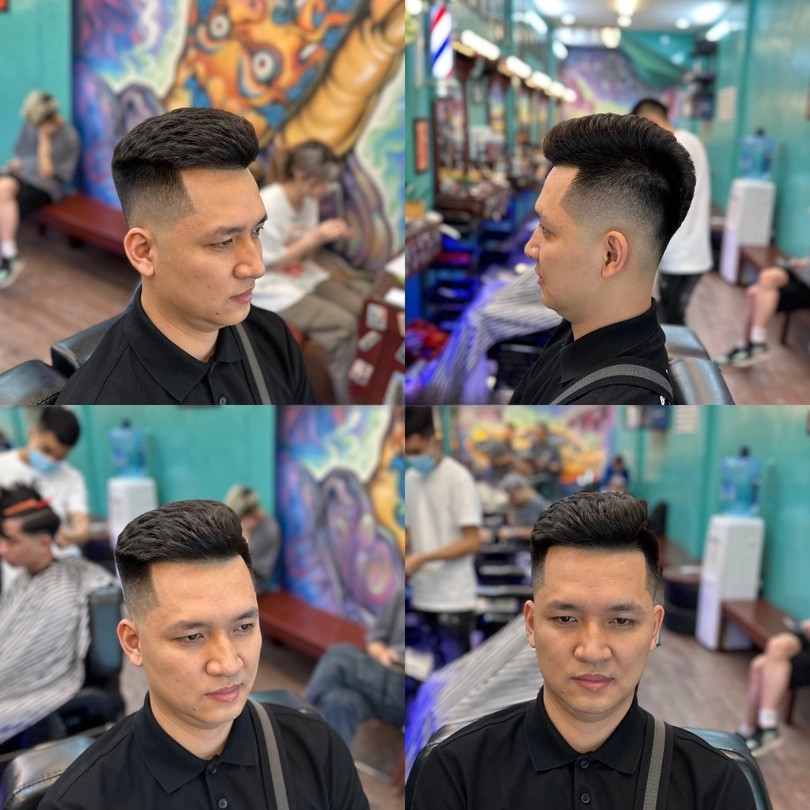 undercut mái ngắn