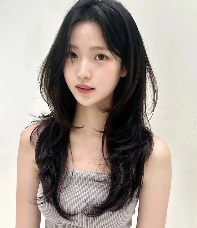 uốn cụp layer dài thưa