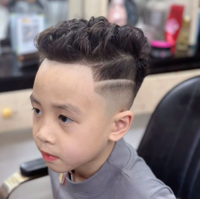 uốn tóc trẻ em