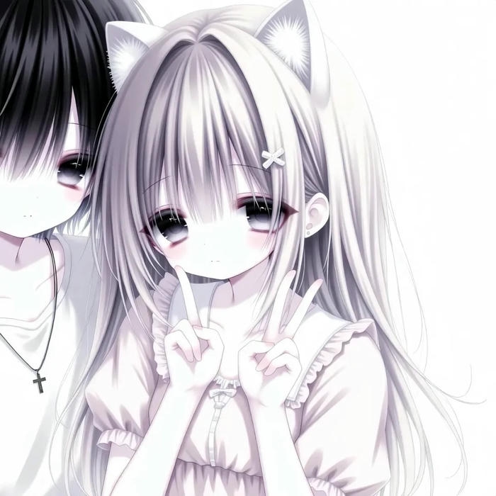 4 ảnh đẹp avatar đôi anime dễ thương