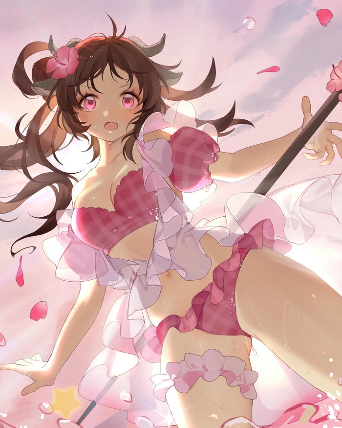 Ảnh gái anime bikini xinh xắn đáng yêu