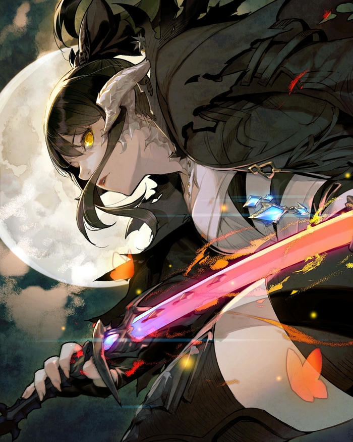Ảnh gái anime ngầu phong cách lạnh