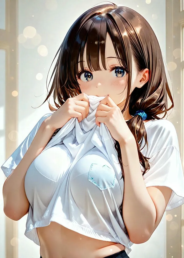 Ảnh gái anime to tròn với tỷ lệ hài hòa