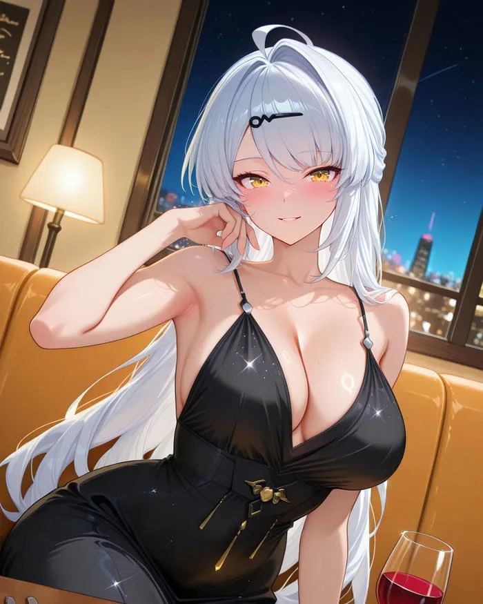 Ảnh gái mlem anime nét vẽ mềm mại cuốn hút