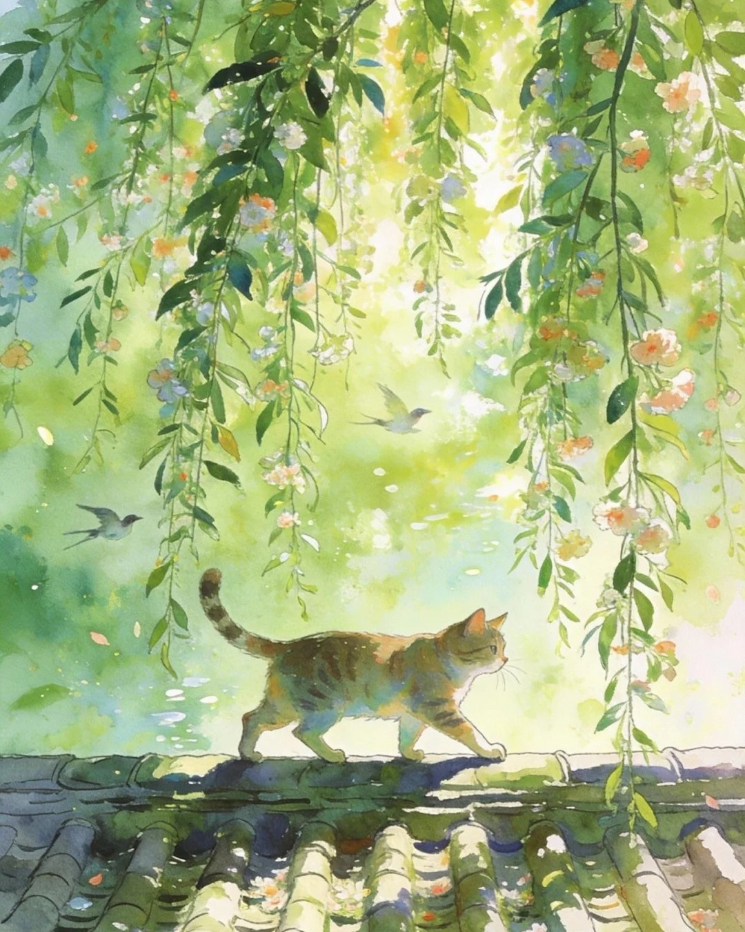 Ảnh mèo anime dễ thương thu hút người xem