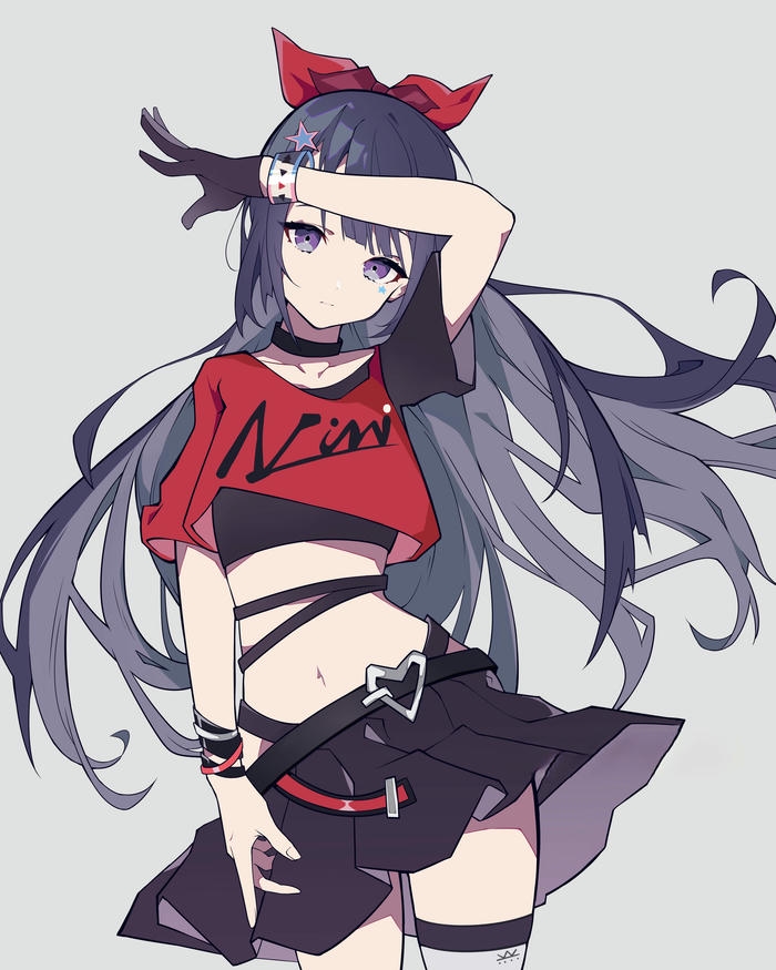 Ảnh nữ anime ngầu phong cách mạnh
