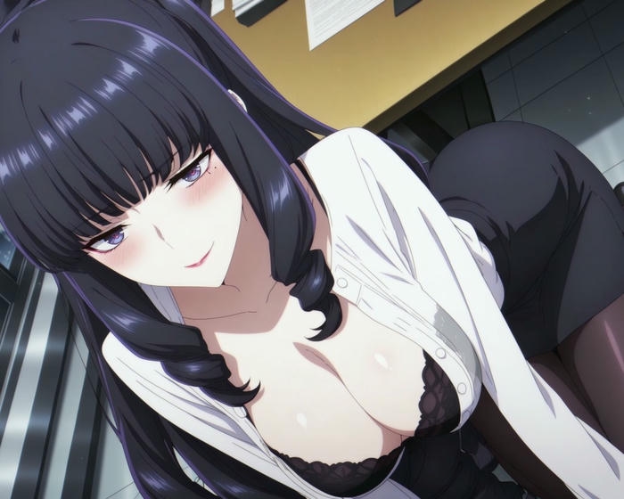 Anime gái to tròn trong ảnh khá nổi