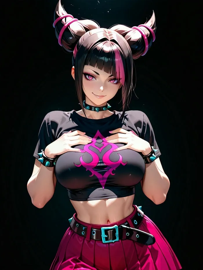 Hình ảnh anime nữ quyến rũ phong cách nghệ thuật hiện đại