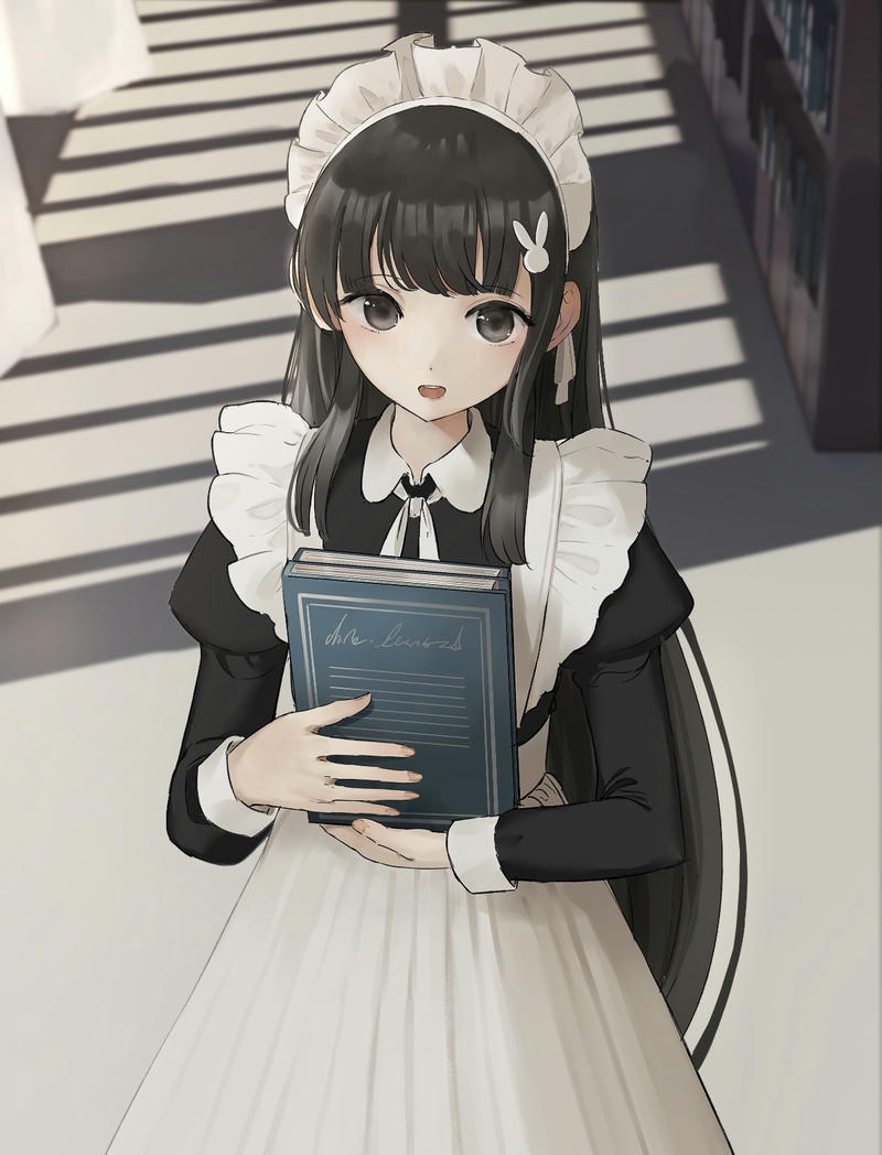 Hình anime hầu gái ngọt ngào và đáng yêu