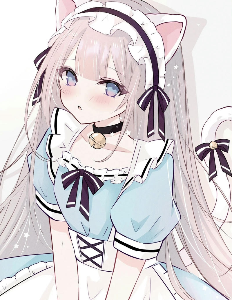 Hình anime hầu gái nhẹ nhàng nhưng rất nổi bật