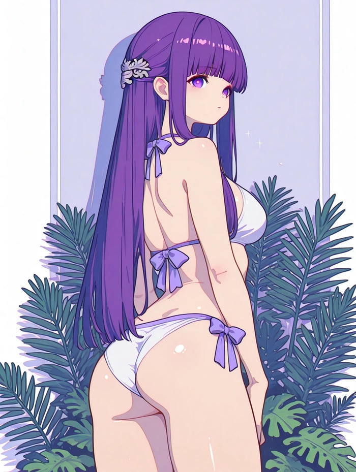 Hình nền anime nữ mặc bikini tươi mát