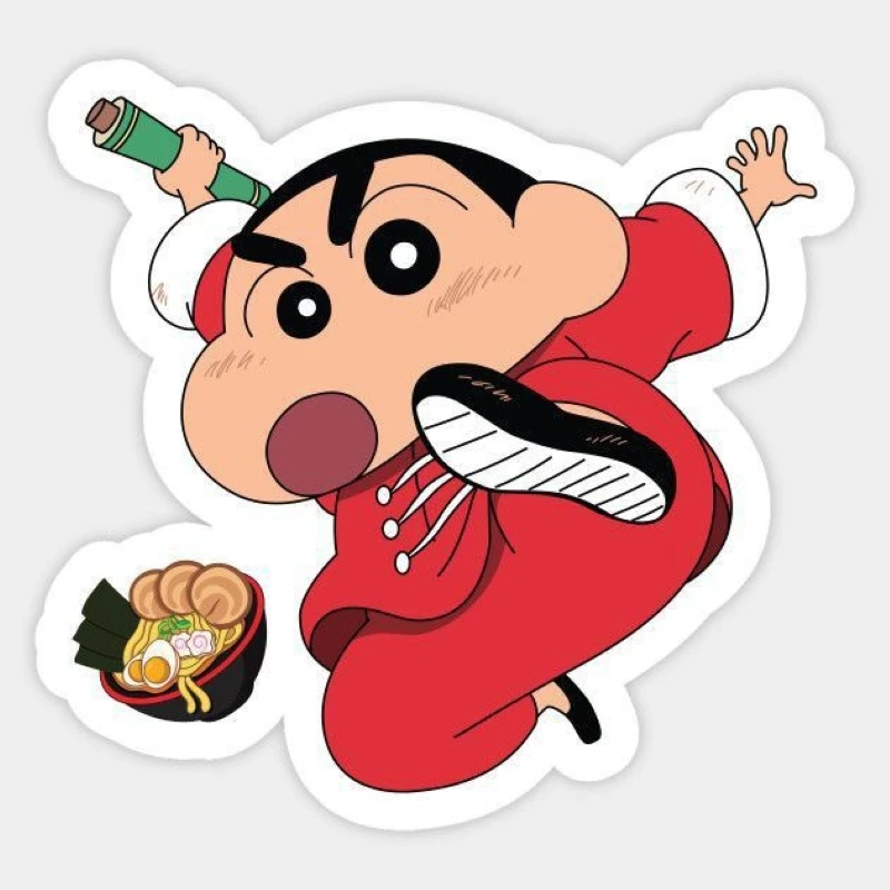 Hình nhãn dán Shin độc đáo và vui nhộn