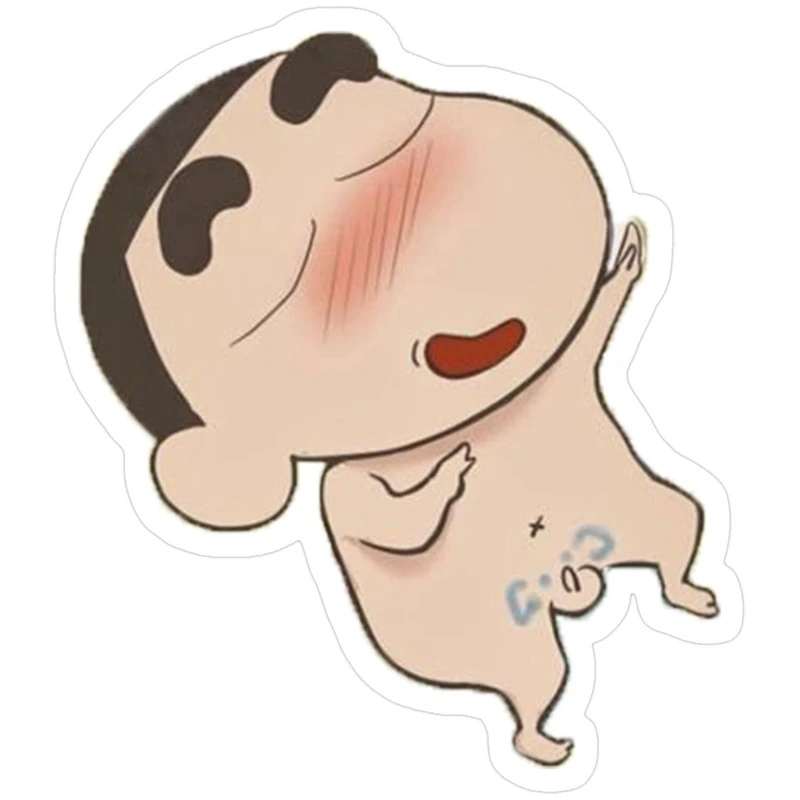 Nhãn dán Shin cute với gương mặt tinh nghịch