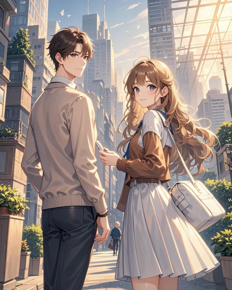 ảnh anime cặp đôi cùng nhau