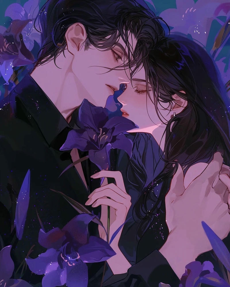 ảnh anime cặp đôi đang nắm tay