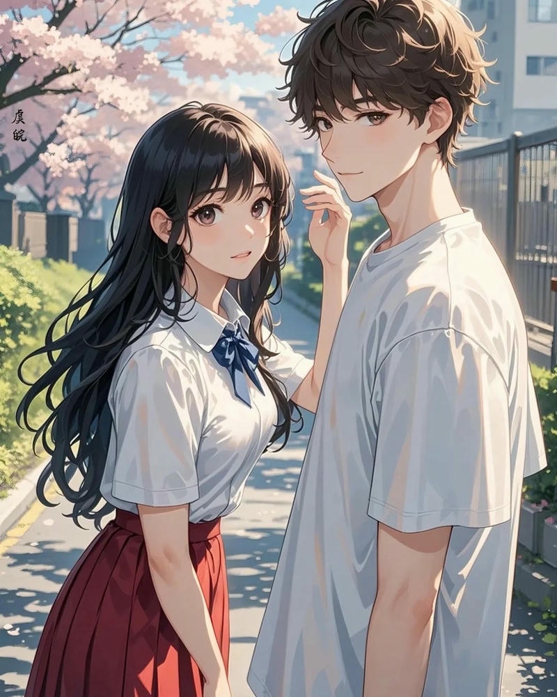 ảnh anime cặp đôi dễ thương cute