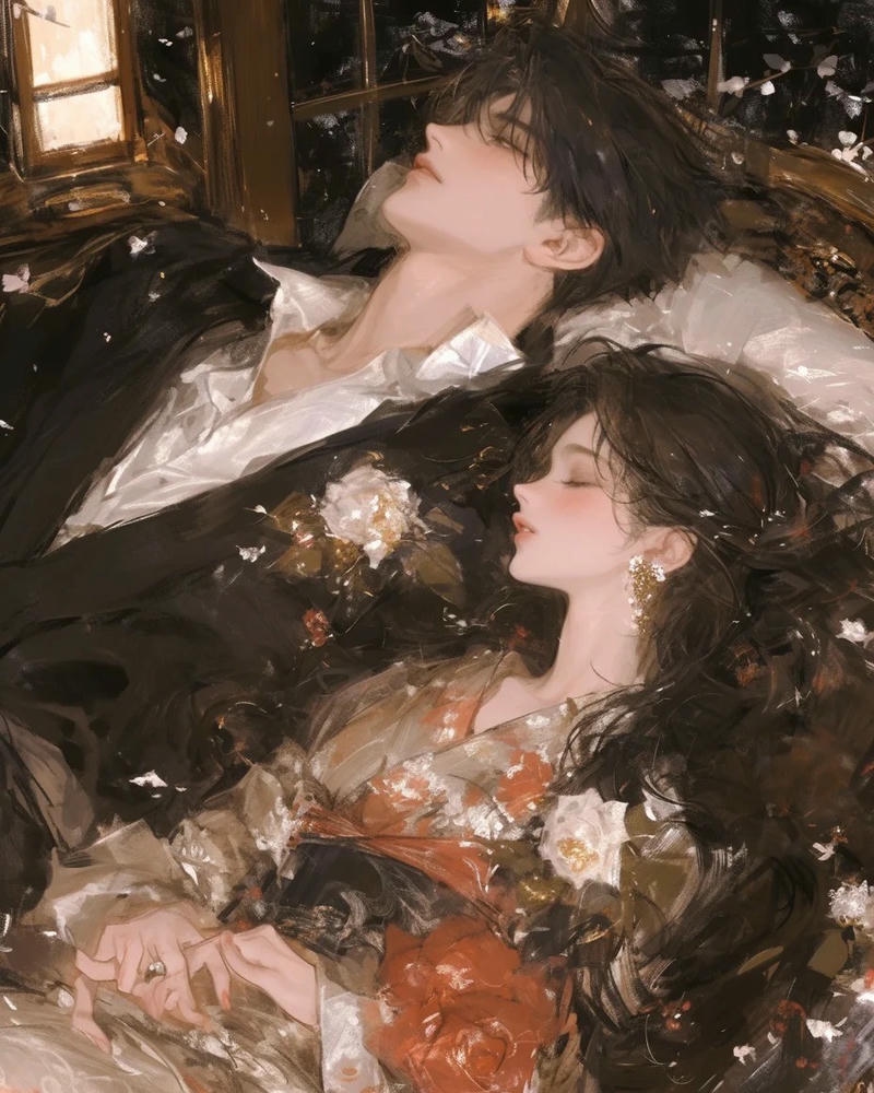 ảnh anime cặp đôi đơn giản