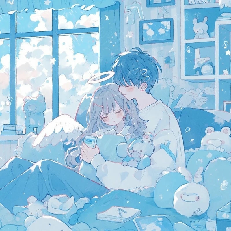 ảnh anime cặp đôi tình yêu