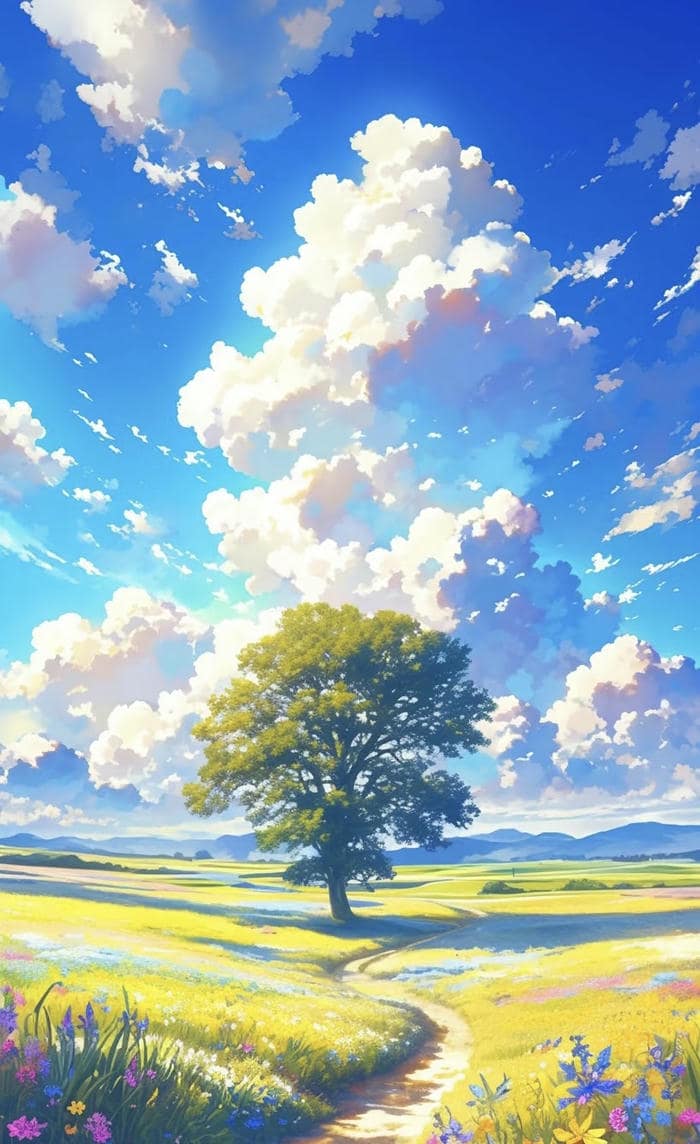 ảnh anime chiều tối