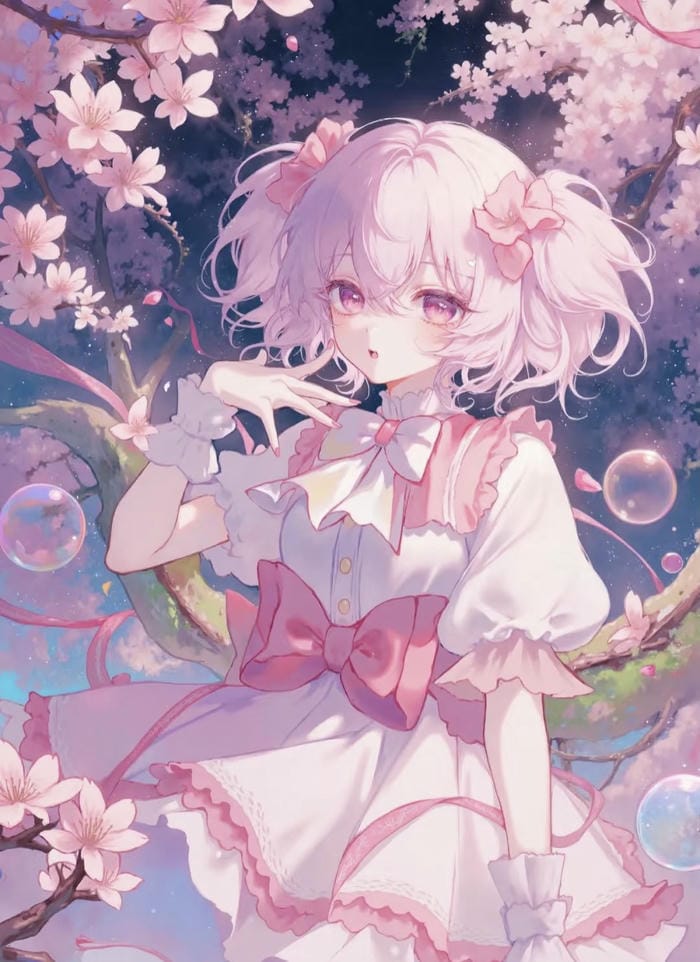 ảnh anime cô gái nhân vật