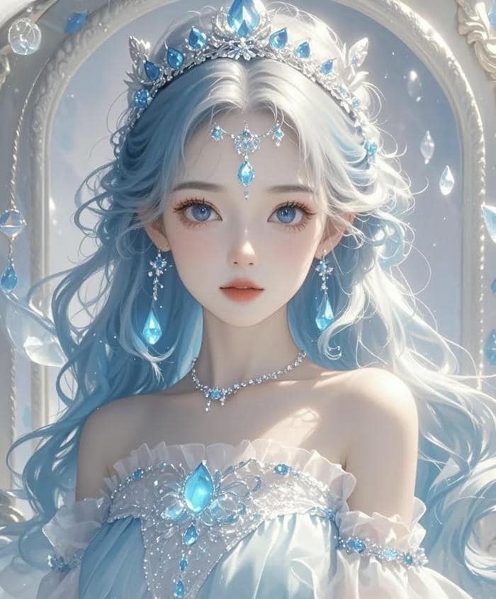 ảnh anime công chúa lạnh lùng