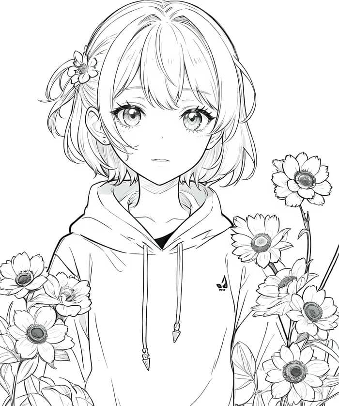 ảnh anime đơn giản