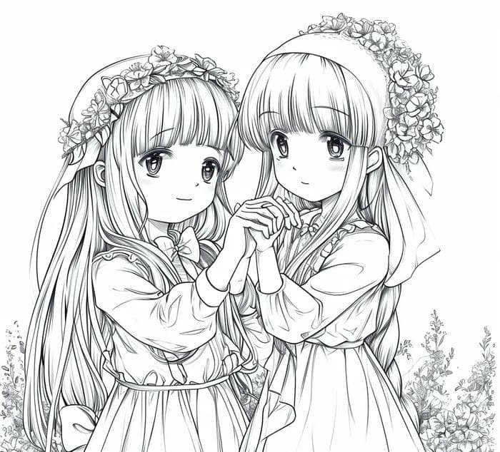 ảnh anime đường viền