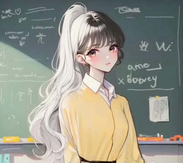 ảnh anime giáo viên thanh lịch