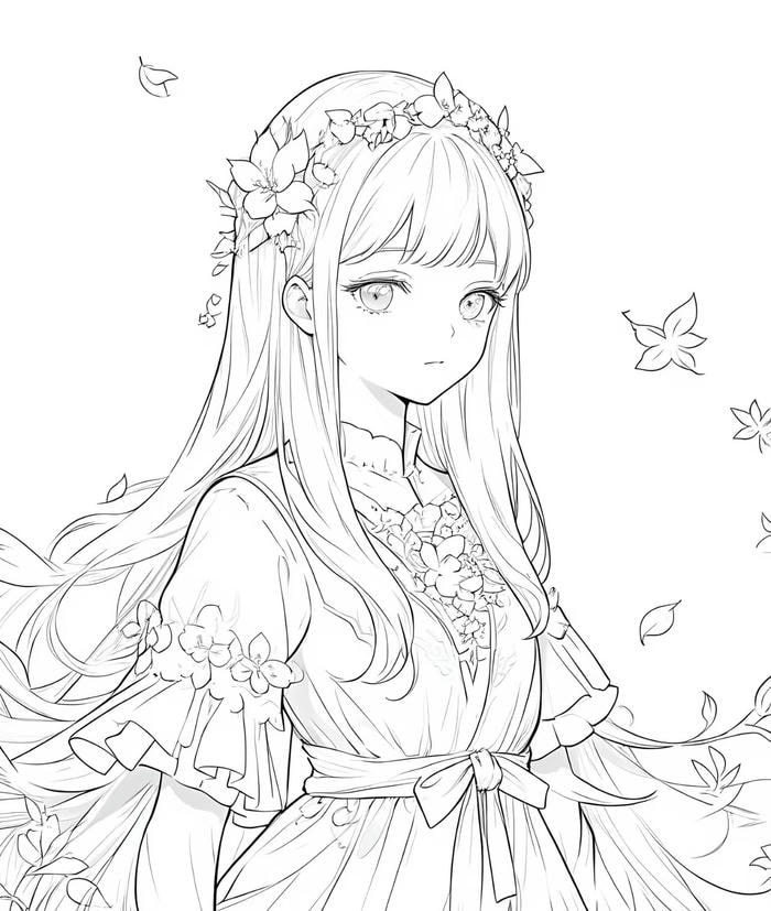 ảnh anime họa tiết tối giản