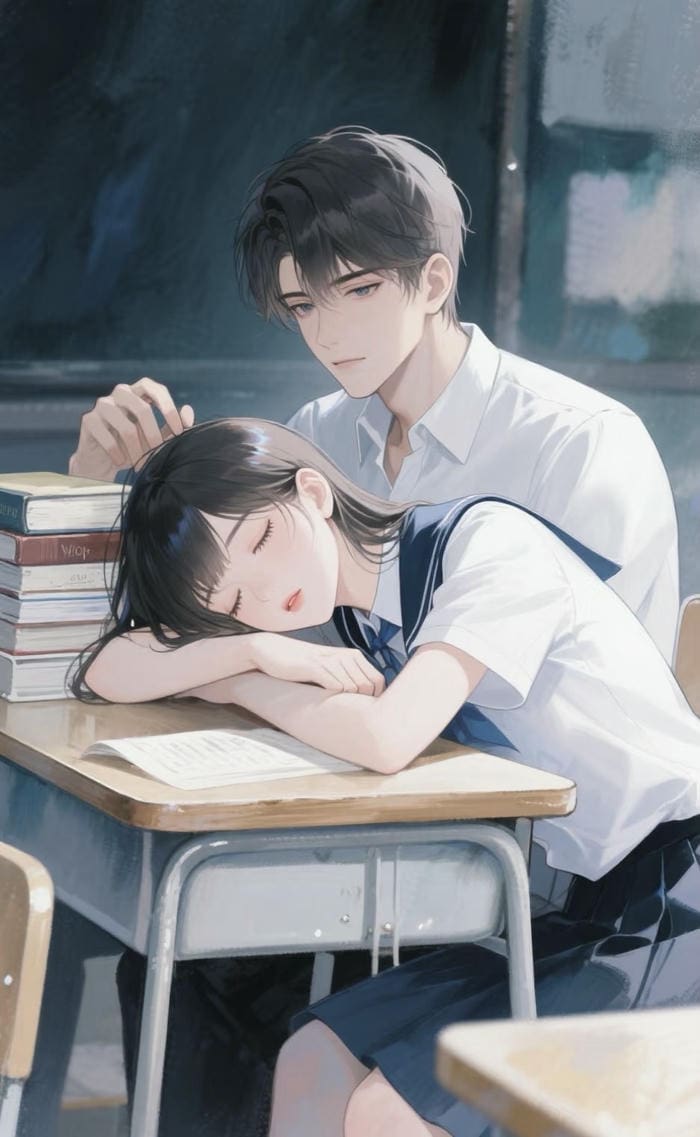 ảnh anime hoạt động học sinh