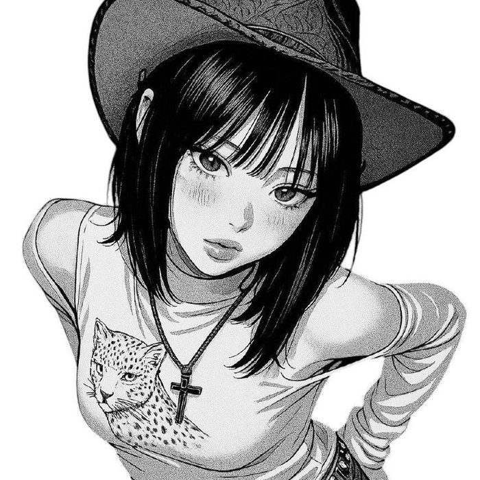 ảnh anime không màu mang vẻ đẹp bí ẩn riêng biệt