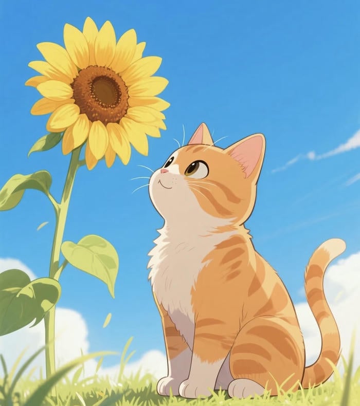 ảnh anime mèo nhỏ xinh