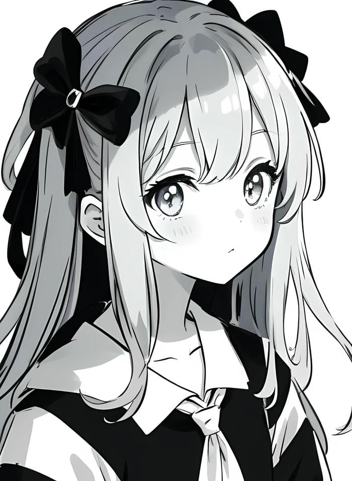 ảnh anime nét đơn