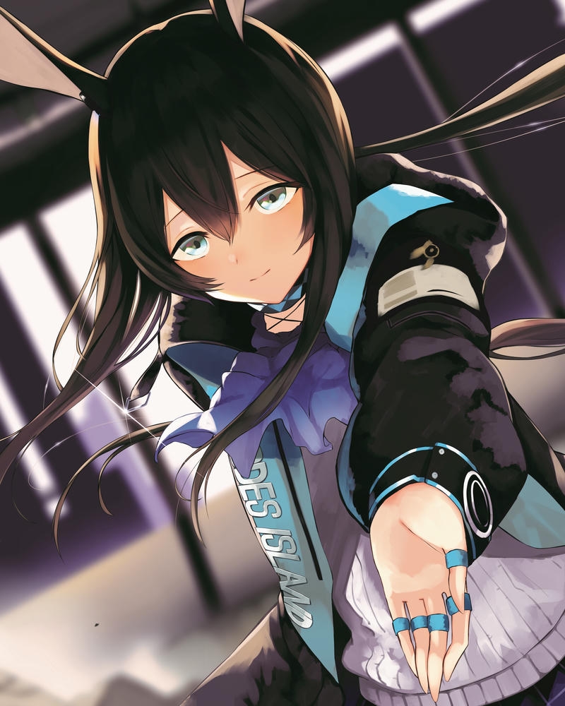 ảnh anime nữ cute giữa thiên nhiên