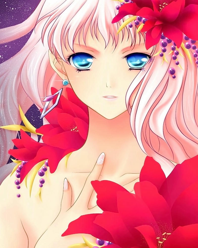 ảnh anime nữ cute mộng mơ